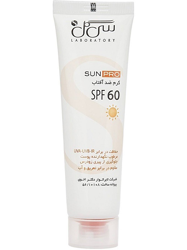 کرم ضد آفتاب بی رنگ SPF60 سی گل کرم ضد آفتاب بی رنگ SPF60 سی گل