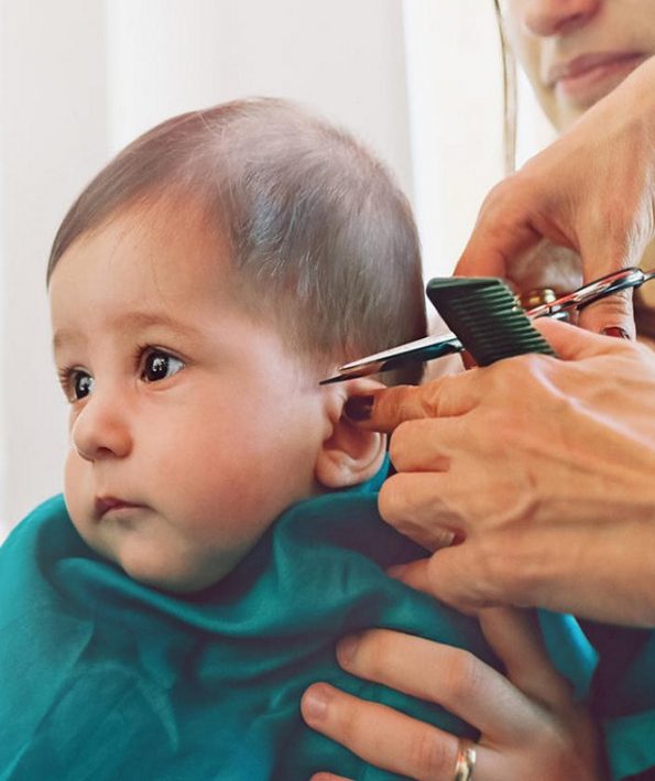 Shaving children's hair تراشیدن موهای کودکان