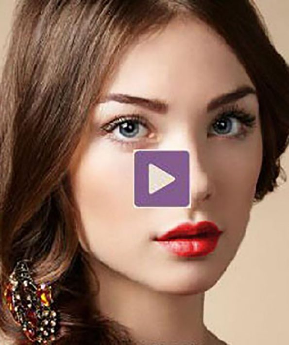آموزش آرایش ساده (آرایش ساده و رژلب قرمز)