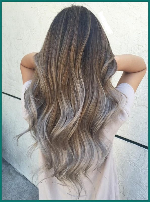 coloring gray hair brown 26671 70 Flattering Balayage Hair Color Ideas for 2019 رنگ موی قهوه ای خاکستری