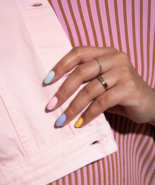 Learn nail manicure at home آموزش مانیکور ناخن در خانه