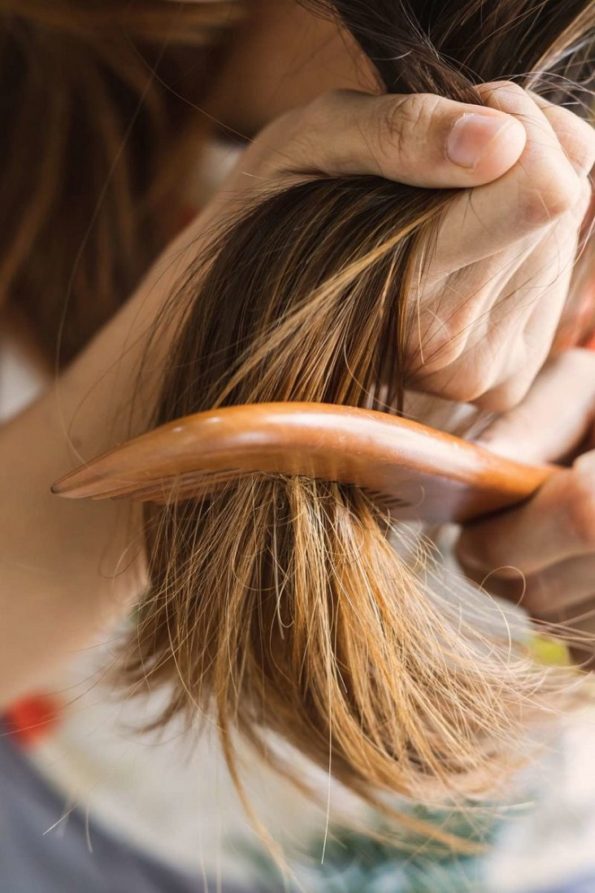 Hair splitting دوشاخه شدن موها
