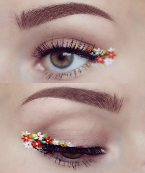 Floral eyeliner5 خط چشم گلدار