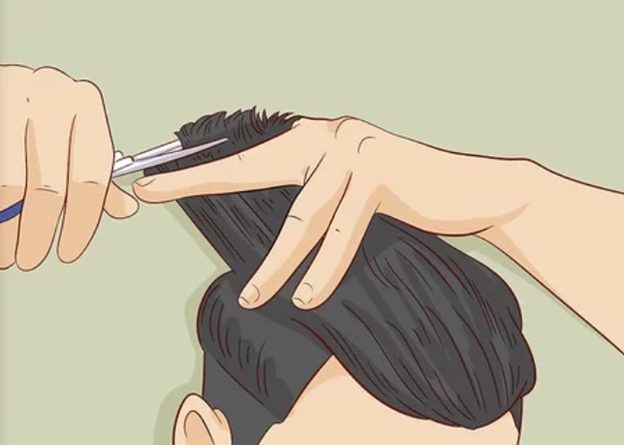 کوتاهی مو بصورت دورکوتاه یا محو