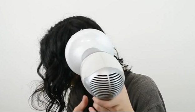 خشک کردن موی فر با سری سشوار
