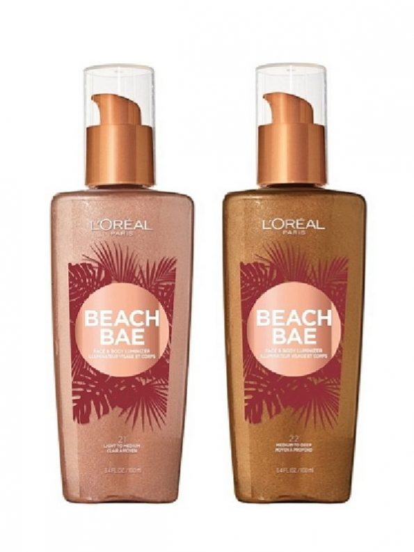 Loreal summer belle makeup beach bae face body liquid luminizer1