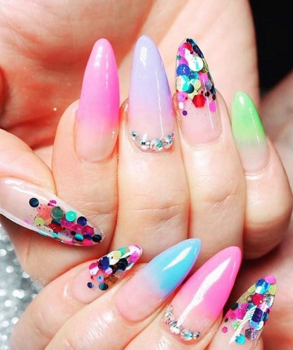 Nail polygel extensions اکستنشن پلی ژل ناخن