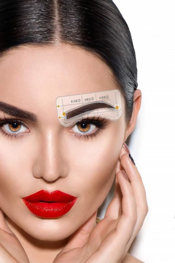 Use eyebrow template4 استفاده از شابلون ابرو