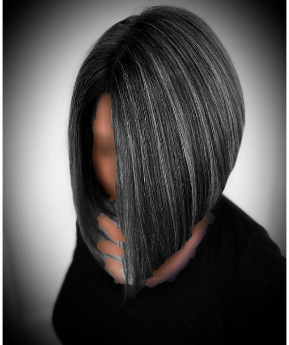 How to cut your hair straight چطور موهای خود را بطور صاف کوتاه کنید