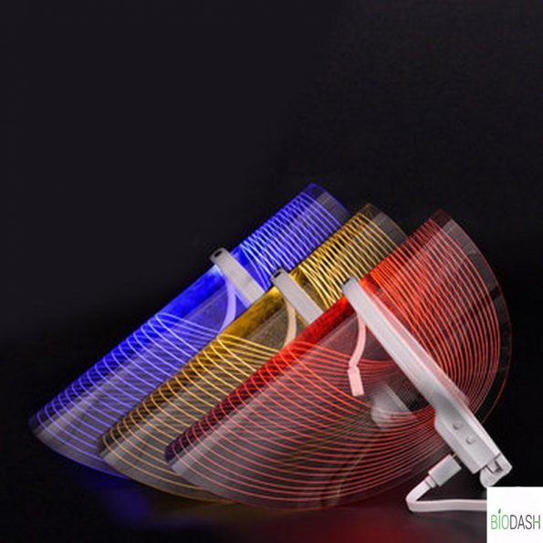 Light therapy with biodash mask 111 نور درمانی با ماسک biodash