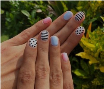 مانیکورهای ژلیش روی ناخن های کوتاه مانیکورهای ژلیش روی ناخن های کوتاه