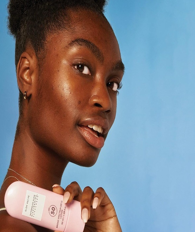 Sticky sunscreen glow recipe